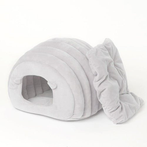 Cat Igloo Cave Bed – Warm Semi-Closed Sleeping Bag for Cats & Small Dogs