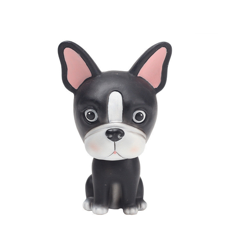 Luxury Car Bobblehead Dog Figure - Original Car Decor